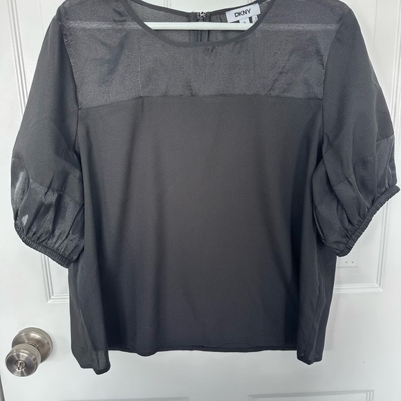 Dkny Tops - DKNY Women's Black Blouse